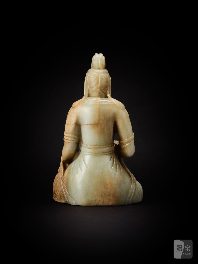 清　玉雕坐佛像 | A JADE FIGURE OF A SEATED BUDDHA - 图3